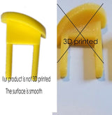 Yellow Safety Switch Key Compatible with Craftsman Radial Arm Jointer Band Drill Sears Table Saw, Sander, Band Saw, Drill Press Parts- Oval auaurly