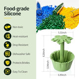 SOTER Paint Brush Cleaner All-In-One Solution For Artists - Includes Paint Brush Holder, Rinse Cup, And Paint Palette Your Ultimate Artistic SOTER