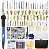 Wood Burning Kit 113pcs Professional Wood Burning Tool Adjustable Temperature Wood Burner Tools Set with Soldering Iron for Embossing Carving DIY AOZOY