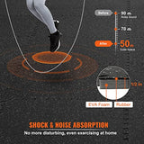 VEVOR 12 PCS 1/2 inch Thick Gym Floor Mats, 24" x 24" EVA Foam & Rubber Gym Flooring Workout Floor Mats with 48 sq.ft Coverage, Waterproof Exercise VEVOR