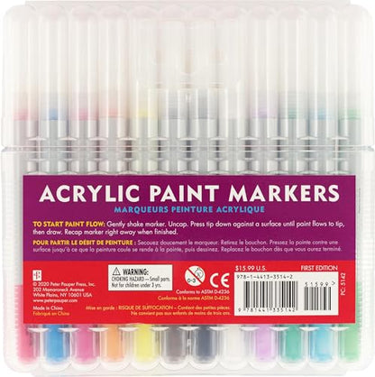 Studio Series Acrylic Paint Marker Set (12-piece set) - WoodArtSupply