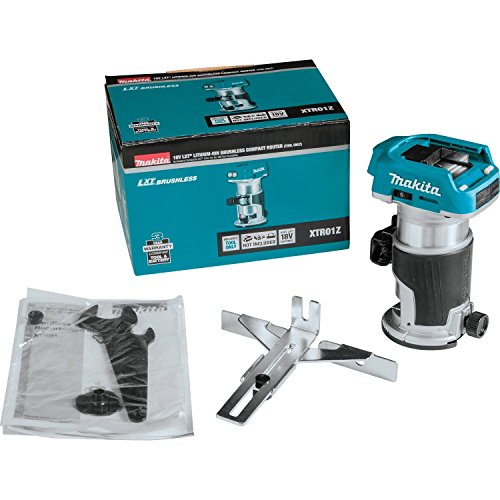 Makita XTR01Z 18V LXT Lithium-Ion Brushless Cordless Compact Router - WoodArtSupply