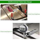HDLNKAK Table Saw Digital Dial Indicator Gauge, for Aligning and Calibrating Work Shop Machinery Like Table Saws, Band Saws and Drill Presses HDLNKAK