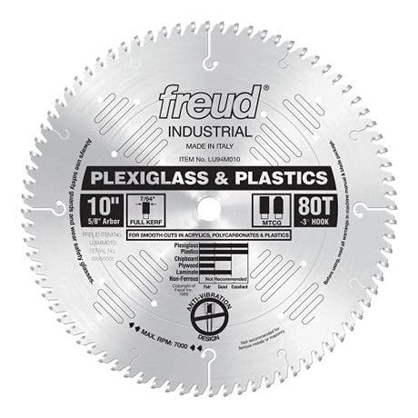 Freud LU94M010: 10" Plastic Blade Freud