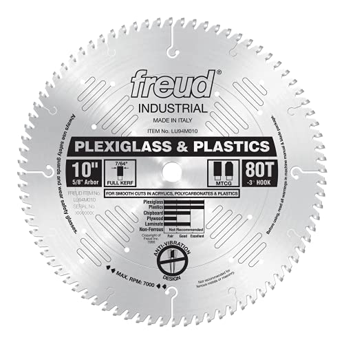 Freud LU94M010: 10" Plastic Blade - WoodArtSupply