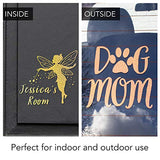 Permanent Glitter Vinyl for Cricut (8pk, 12 x 11 Inch) Sparkle Holographic Vinyl Adhesive Sheets for Oracle 651 with Metallic Rainbow Effect (Gold, Kraftex