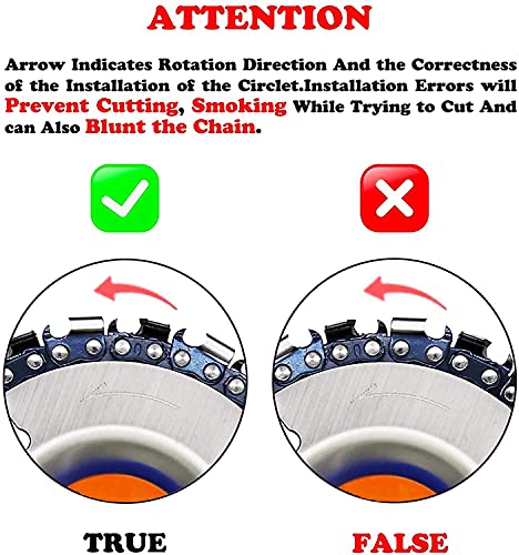 Chainsaw disc/Stump Remover/Stump Grinder/Wood Carving Disc for 4'' or 4"-1/2" Angle Grinder, 5/8" Arbor,Chromium Plating Reinforcement,Shaping and SchuhRia