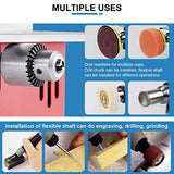 Mini Table Saw Small Precision Hobby Table Saw, 1/2" Adjustable Cut Depth, w/Chuck, Sanding Disc, 96W Adjustable Speed Power Supply, for MXBAOHENG