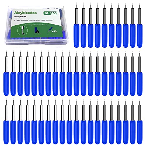 50PCS Replacement Deep Point Blades Compatible with Explore Air/Air 2/Air 3/, Cut Blade Compatible with Maker/Maker 3/Expression Machines, Cut - WoodArtSupply