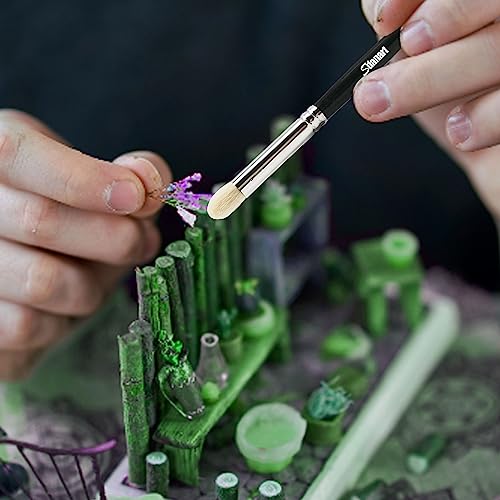 Sdanart Drybrush Set Hobby Drybrush Paint Brush,Detail Paint Brush Set,3 pcs Professional Art and Advanced Acrylic Paint Brushes for Sdanart