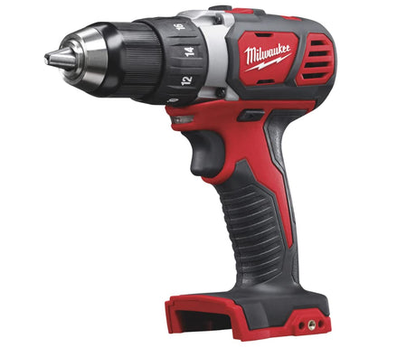 Milwaukee M18 Li-Ion Cordless Compact Electric Drill Driver — Tool Only, 1/2in. Keyless Chuck, 500 In./Lbs. Torque, 1800 RPM Milwaukeey