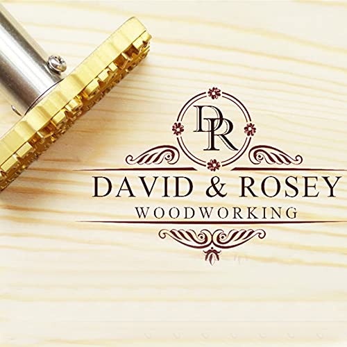 Custom electric branding iron For Creative Cake/Wood/Leather Branding Stamping Embossing Soldering Iron with Stamp (1.5"x1.5")