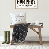 Sawmill Wood Bench, Farmhouse Entryway Bench for Living Dining Room, Rustic Entry Way Benches Seat, Solid Wood, Handcraft Finshed, Natural Wnutrees