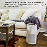 Instant HEPA Quiet Air Purifier, From the Makers of Instant Pot with Plasma Ion Technology for Rooms up to 1,940ft2, removes 99% of Dust, Smoke, Instant