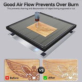 Dofiki Honeycomb Laser Bed 235mm x 235mm Laser Honeycomb Cutting Bed, 9.25” x 9.25” Small Metal Honeycomb Table Compatible with Ender 3 Ender 3 V2 Dofiki