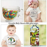 JR.WHITE Fabric Markers Permanent for T Shirts Baby Clothes Onesies Bibs White Pillow Canvas Tote Bags Clothing - No Bleed - Fine Tip - Child Safe & JR.WHITE