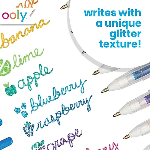 Ooly Scented Yummy Yummy Glitter Gel Pens Set of 12 Pens (New Gen) - Scented Glitter Pens for Kids, Adults, Art Supplies and Stationary Supplies Ooly