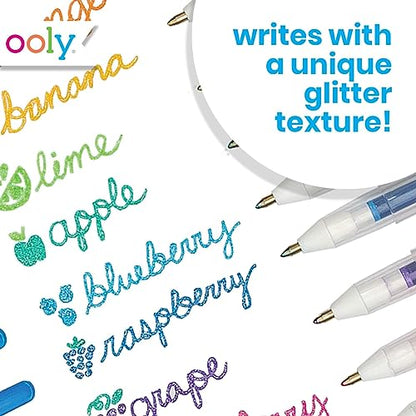 Ooly Scented Yummy Yummy Glitter Gel Pens Set of 12 Pens (New Gen) - Scented Glitter Pens for Kids, Adults, Art Supplies and Stationary Supplies