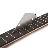 jiayouy Set of 14 Pieces Luthier Tools Set Guitar Neck Notched Straight Edge 9pcs Guitar Radius Gauge String Action Gauge Ruler Fret Rocker Fret Jiayouy