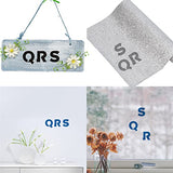 GORGECRAFT 6.3 Inch Metal Letter Stencil Stainless Steel Lettering Alphabet Symbol Painting Template Number Stencils Journal Tool for Painting, Wood GORGECRAFT