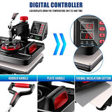 AKEYDIY Upgraded 5 in 1 Heat Press Machine Digital Combo Sublimation Heat Transfer Machine12" X 15"Swing Away Shirt Printing Sublimation Machine AKEYDIY