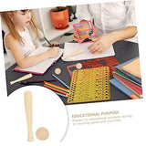 Abaodam 60 Pcs Mini Baseball Unfinished Wooden Toy Unfinished Wooden Baseball Bats Unfinished Wood Baseball Abaodam