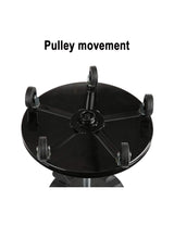 Aain® Adjustable Height Swivel Shop Seat with Tool Tray, Rolling Stool with Wheels/Casters For Garage Workshop and Auto Repair Shop(Black) Aain