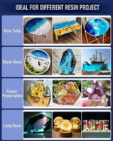 Nicpro 51oz Deep Pour Epoxy Resin Kit, 2 to 4 Inch Depth Crystal Clear & High Gloss, Bubble Free Epoxy Resin for Craft River Table,Wood Filler, Bar Nicpro