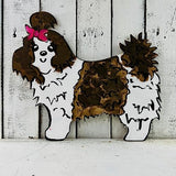Shih Tzu, Dog Shapes, Unfinished Wood Craft, Build-A-Cross Build-A-Cross