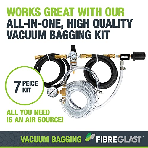 Fibre Glast Vac Bag Film, 5 Yards, Affordable – Elite Lab Vacuum Bagging Supplies, Degassing Chambers & Vac Purge Kits – Seal & Stabilize Carbon, - WoodArtSupply