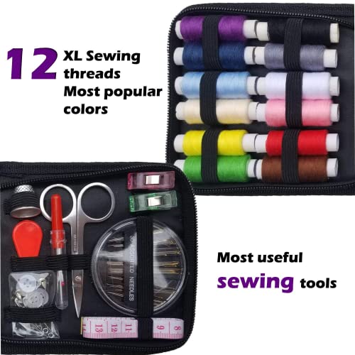 ARTIKA 59-Piece Sewing Kit - Portable for Travel, Includes Scissors, Thread, Tape Measure ARTIKA