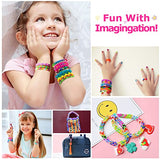 2500+ Rubber Band Bracelet Kit, Loom Bracelet Making Kit for Kids, Rubber Bands Refill Loom Set, Loom Bands Kit,Friendship Bracelet Girls Creativity Yestrong