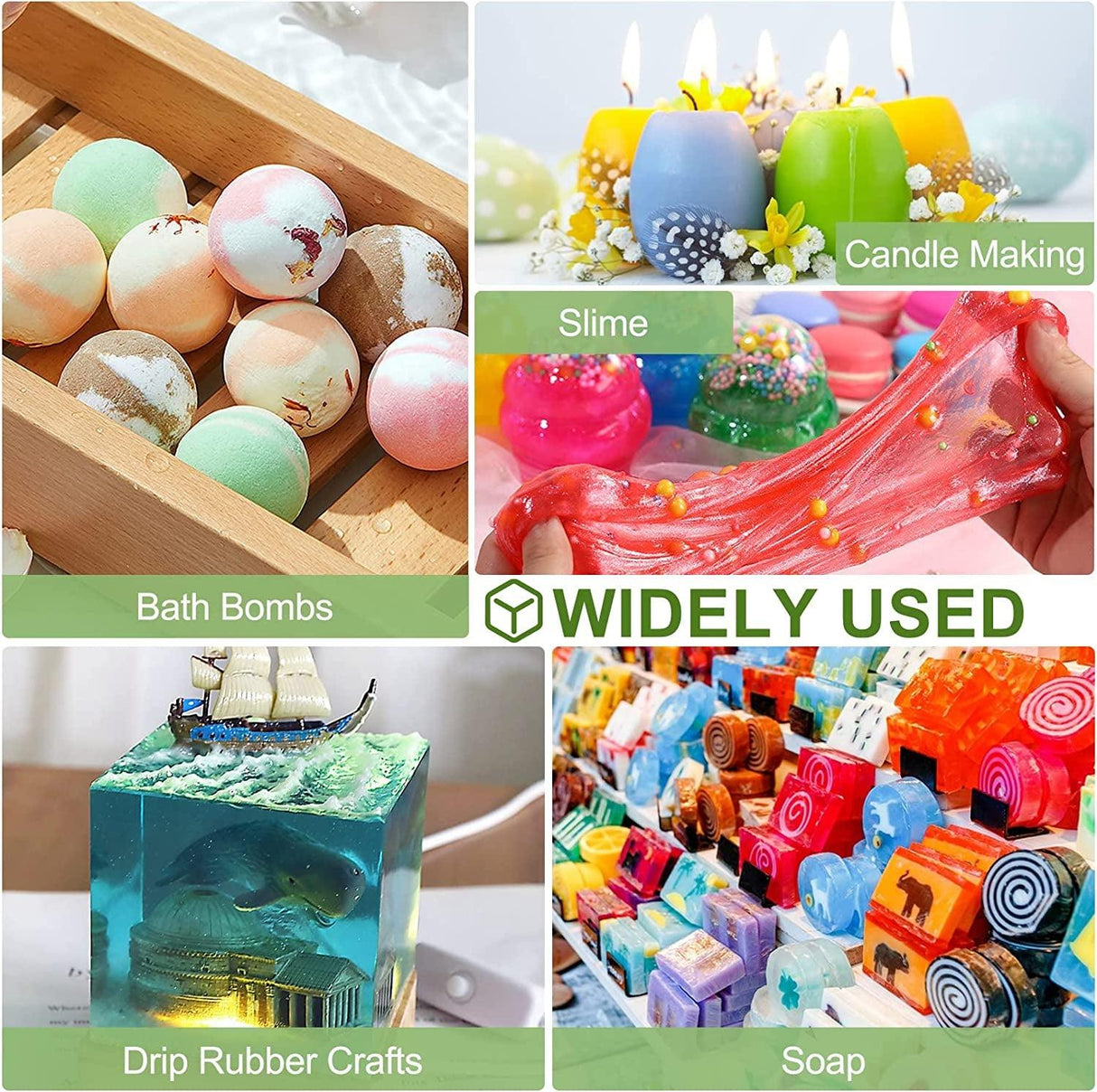 Mica Powder，36 Colors - 10G/Bottle of Natural Pigment Powder for Epoxy Resin，Soap Making，Candle Making,Lip Gloss,Car Freshies,Dye,Nail Polish,Bath WoodArtSupply