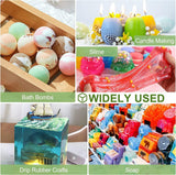 Mica Powder，36 Colors - 10G/Bottle of Natural Pigment Powder for Epoxy Resin，Soap Making，Candle Making,Lip Gloss,Car Freshies,Dye,Nail Polish,Bath WoodArtSupply