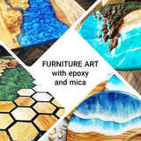 Mica Powder for Epoxy Resin – Pigment Powder for Nails – Epoxy Resin Color Pigment – Soap Making Dye – Mica Pigment Powder 24 Colors Set WoodArtSupply