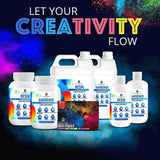 Craft Resin Mica Powder 26 Solid Colors, 4 Neon Glow for Epoxy Resin - 100% Natural, Cosmetic-Grade Resin Color Pigment Powder for Epoxy Resin DIY WoodArtSupply