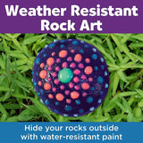 Creativity for Kids Glow in the Dark Rock Painting Kit - Painting Rocks Craft, Arts and Crafts WoodArtSupply