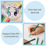 Colored Pencils, 36 Pack, Color Pencil Set, Color Pencils, Map Pencils WoodArtSupply