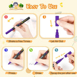 18 Colors Acrylic Paint Marker Pens for Rock Painting Fine Point Acrylic Paint Pens WoodArtSupply