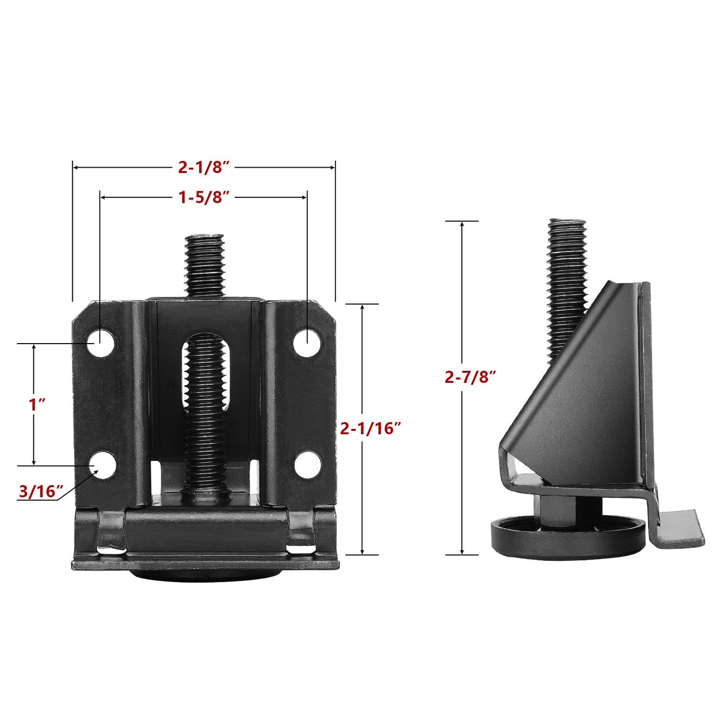 Sanchamy Heavy Duty Leveling Feet Furniture Levelers Adjustable Table Leg Leveler Workbench Leveling Feet for Furniture,Table, Cabinets, - WoodArtSupply