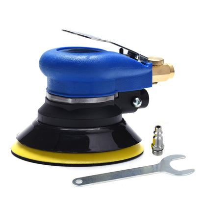 ZHONG AN 5 inch Pneumatic Orbital Sander, Daul Action Air Sander with Hook and Loop Sanding Pad for Woodworking, Autobody Work - WoodArtSupply