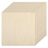 16 Pack Basswood Plywood Sheets 12 x 12 x 1/5 Inch-5 mm Thick Basswood Plywood Board Wood Squares Sheets Natural Unfinished Wood for Crafts, AWIZOM
