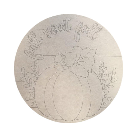 Fall Sweet Fall Circle, Fall Shape, Wood Cutout, Shape, Paint by Line, Build-A-Cross Build-A-Cross