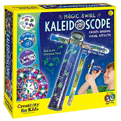 Creativity for Kids Magic Swirl Kaleidoscope Kit - Make Your Own Kaleidoscope for Kids, STEM Toys, Medium - WoodArtSupply