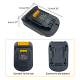 Fybemax Battery Adapter MIL18DL for Milwaukee 18V M18 Battery to Convert for Dewalt 18V 20V Max XR Tool Use (Adapter Only) Fybemax