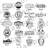 Custom Branding Iron Stamp for Wood & Leather - Personalised Heat Stamp for Craftsmen & BBQ Enthusiasts Generic