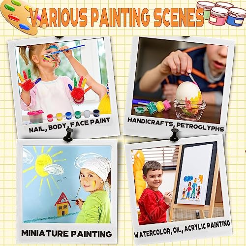 280 Pcs Washable Paint for Kids Arts and Crafts, 20 Gouache Watercolor Paint Sets of 12 Colors for Party Classroom Painting Supplies, 20 Flat and 20 DUA MAIGA