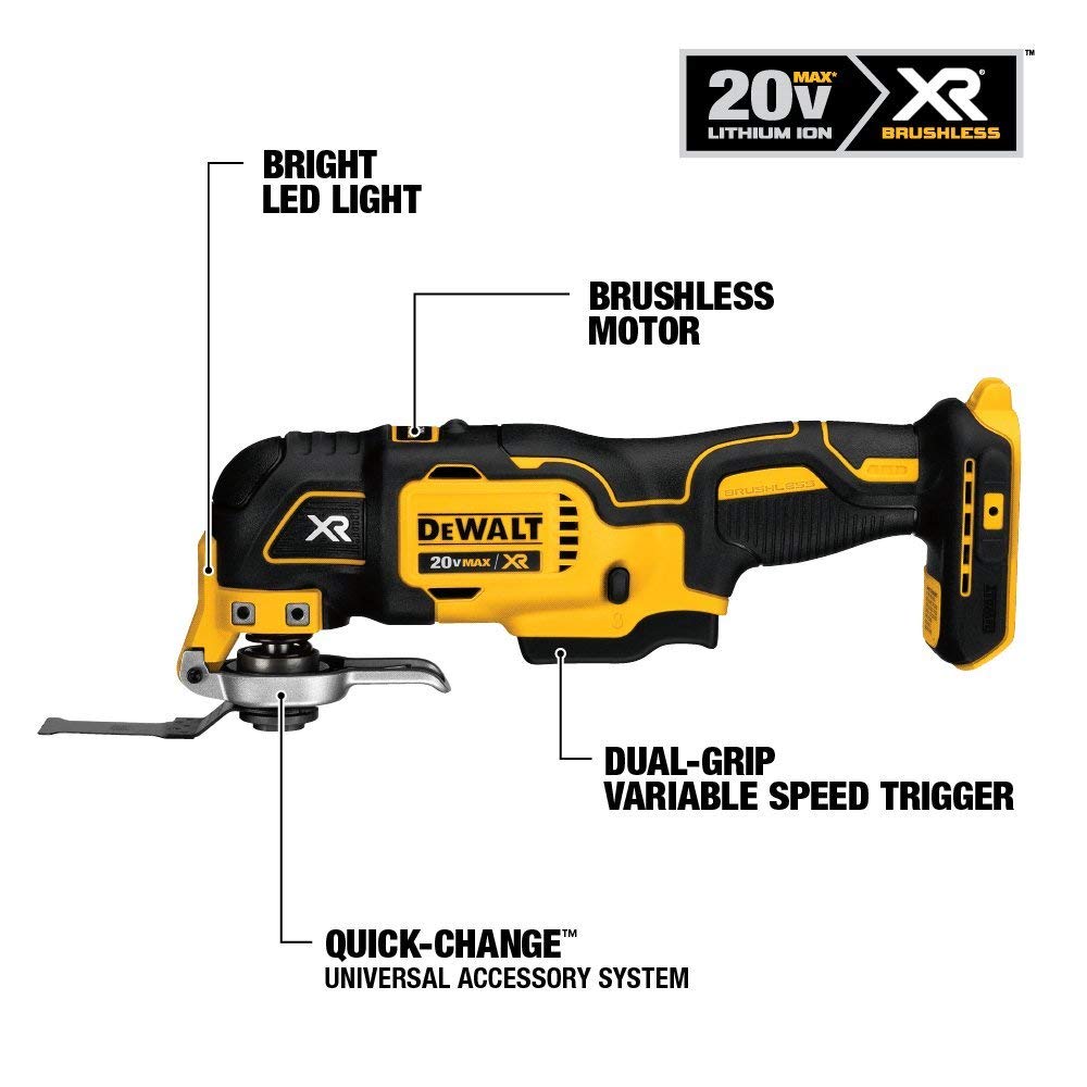 Dewalt DCK1020D2R 20V MAX Lithium-Ion Cordless 10-Tool Combo Kit (2 Ah) (Renewed) DEWALT