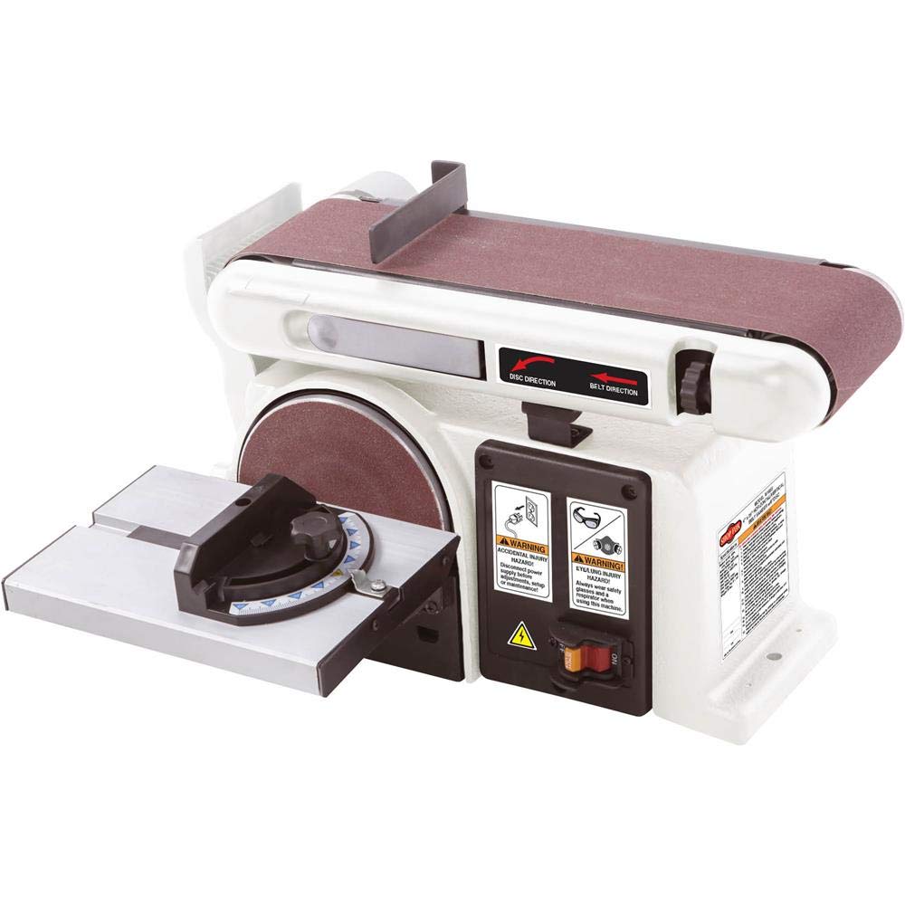 Shop Fox W1855 Horizontal/Vertical Belt Sander With 6" Disc Shop Fox