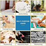 Rubber Hammer-KAIHAOWIN-25mm Small Rubber Mallet-Double Face Hammer with Soft/Hard-Anti-Slip Stainless Steel Ergonomic Grip with Low Recoil for KAIHAOWIN